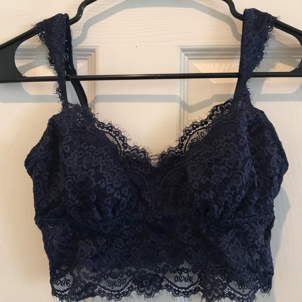 M aerie dark blue bralette